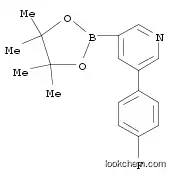 Molecular Structure of 1105663-88-4 (5-(4-fluorophenyl)pyridine-3-boronic acid pinacol ester)